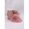 thumbnail image 1 of Pretty You London Women's Danni Fluffy Cuff Mule Slipper in Pink, 1 of 4