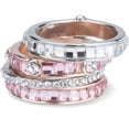 thumbnail image 1 of Pretty in Pink Four Stacked Rings, 1 of 3
