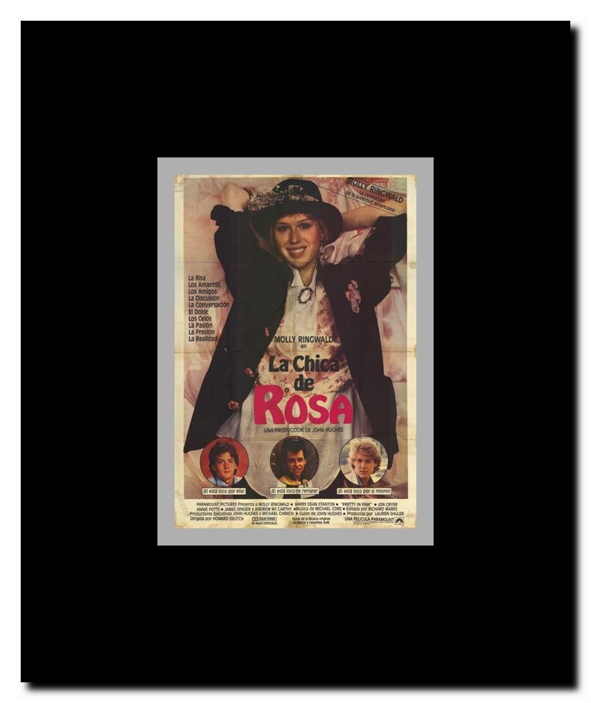 Pretty in Pink Framed Movie Poster