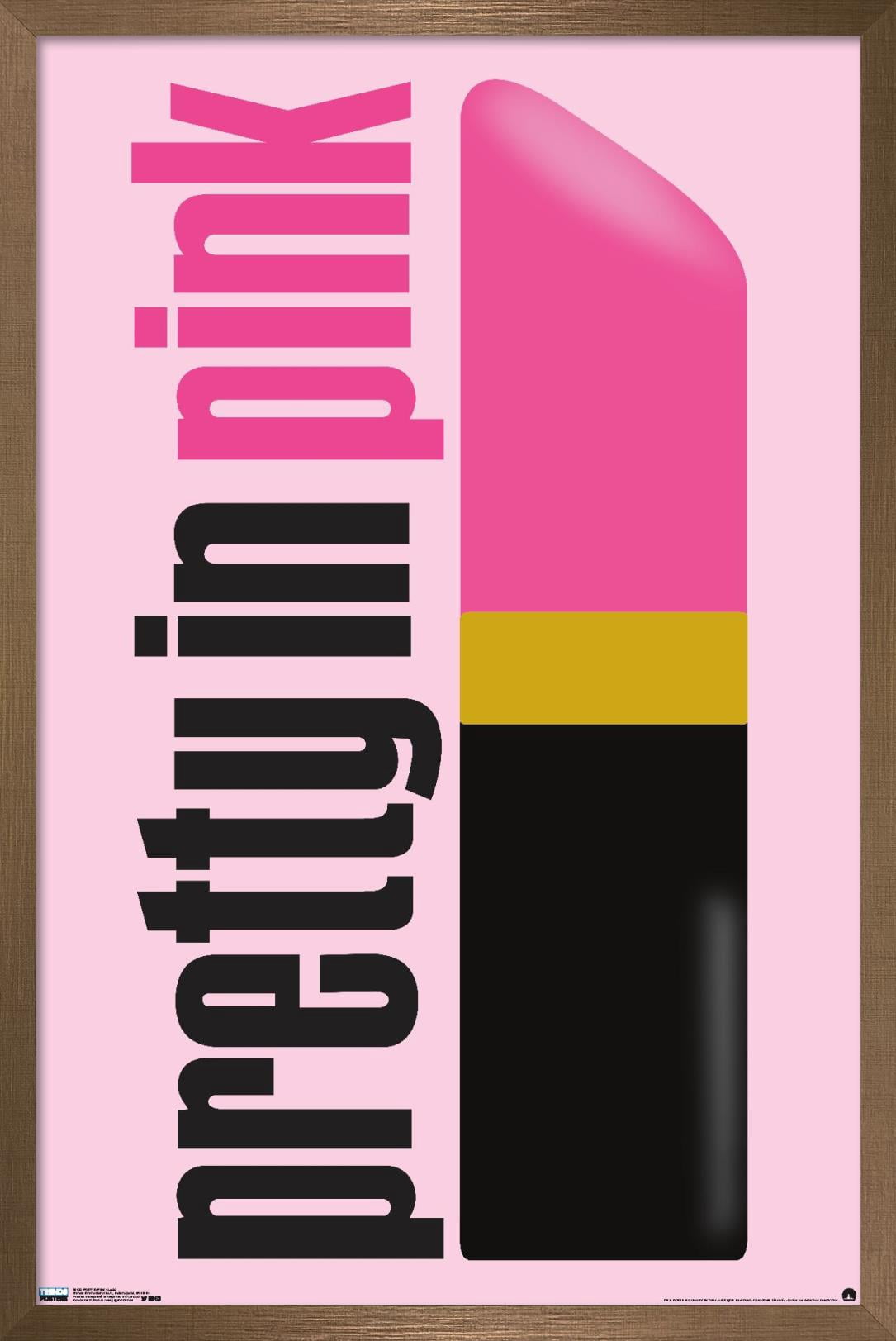 Pretty in Pink - Logo Wall Poster, 14.725" x 22.375", Framed