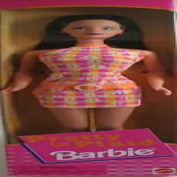 Pretty in Plaid Barbie Doll Brunette 1998 Mattel 20668