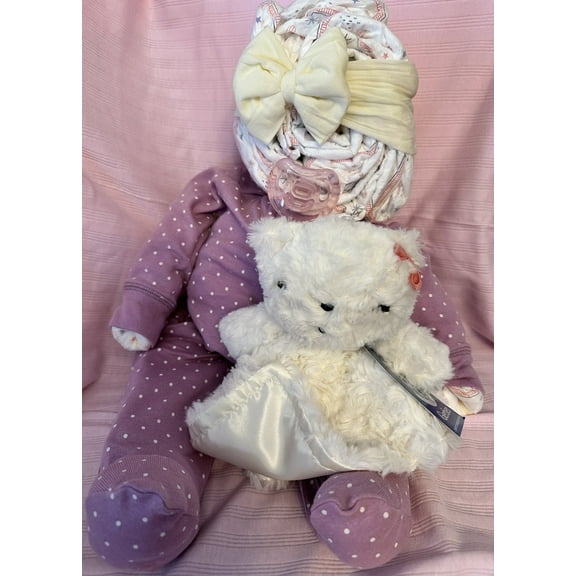 Pretty in Purple Diaper Baby