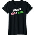 thumbnail image 1 of Pretty in aka Pink and Green T-Shirt, 1 of 5