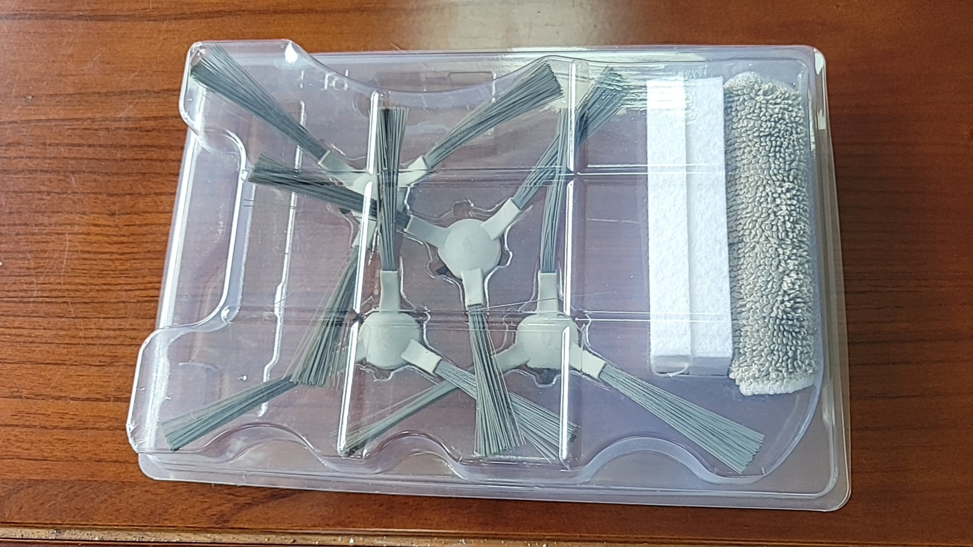 PrettyCare C2 Robot Vacuum Replacement Accessories Kit, Includes HEPA Filters, Side Brushes and Mop Pads