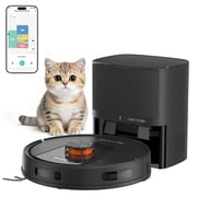 PrettyCare Robot Vacuum and Mop Combo Cleaner 9000pa,85 Days Self-Emptying & Recharging Station with 3D Home Mapping for Debris/Stain/Hair/Pet, L1 PRO