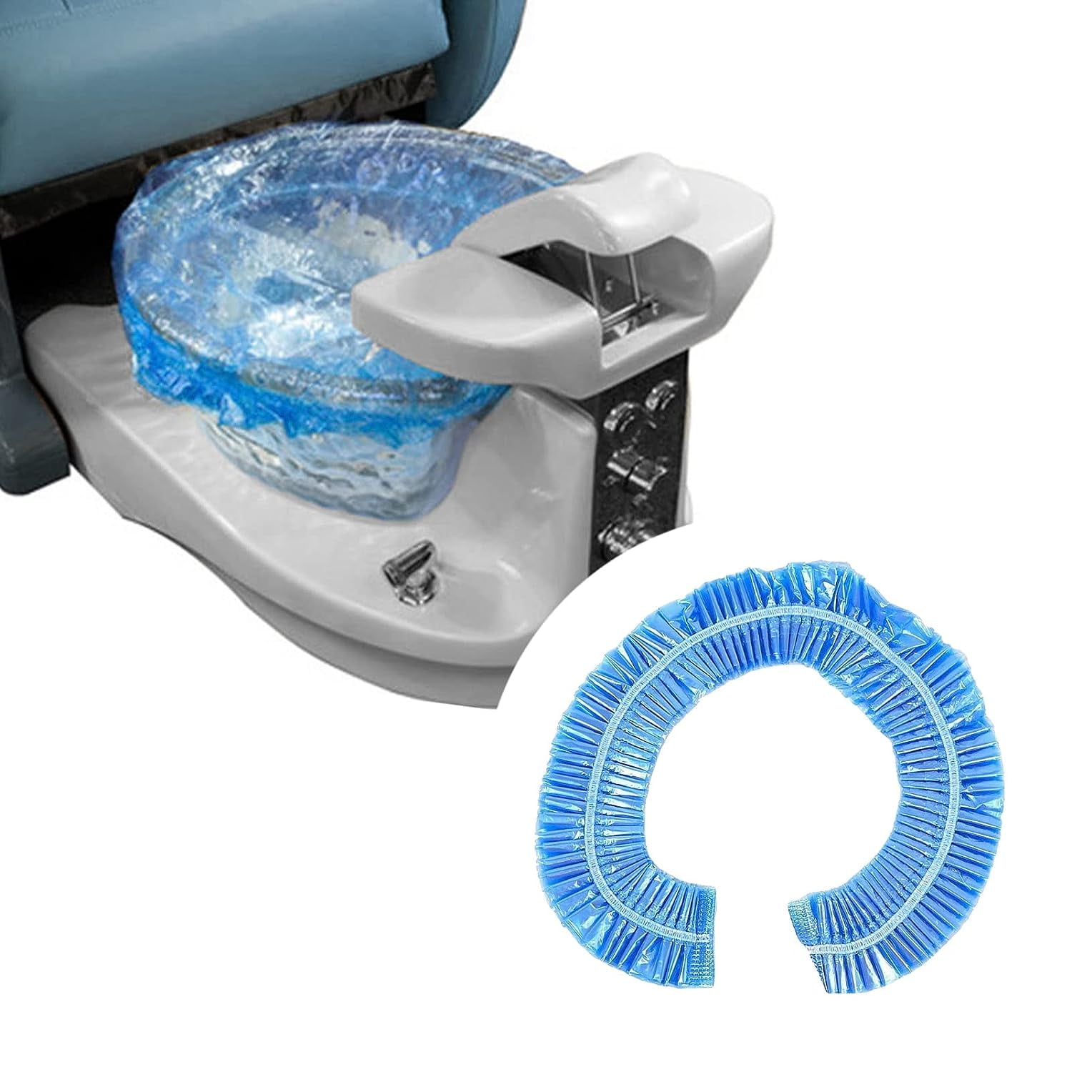 PrettyClaw Disposable Spa Chair Liner Elastic Bags for Pedicure and