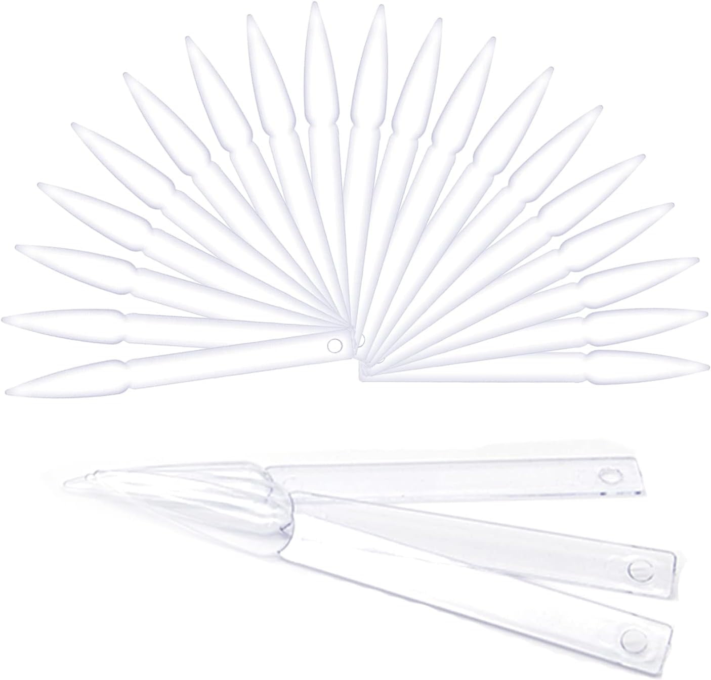 PrettyClaw Nail Art Palette Color Chart Sample Nail Polish Display Practice Tips Includes Ring