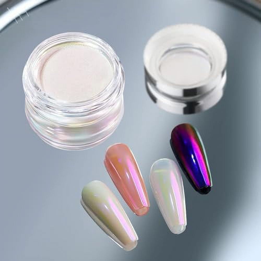 PrettyDiva Aurora Chrome Nail Powder Moonlight Chrome Nail Powder with Multi Color Shifting