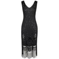 thumbnail image 1 of PrettyGuide Women 1920s Gatsby Cocktail Sequin Art Deco Flapper Dress, 1 of 7