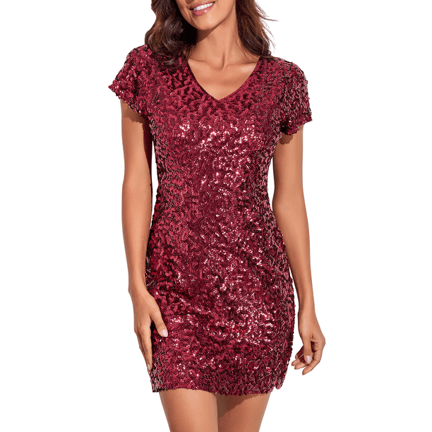 knee length dresses for ladies Sequin Beaded Short A-Line Homecoming Dress by LaDivine CD0190 – The Dress  Outlet main image 1