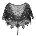thumbnail image 1 of PrettyGuide Women's 1920s Shawl Beaded Evening Wraps Flapper Bolero, 1 of 5