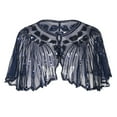 thumbnail image 1 of PrettyGuide Women's 1920s Shawl Beaded Sequin Deco Evening Cape Bolero Flapper Cover up, One Size, 1 of 6