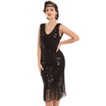 thumbnail image 1 of PrettyGuide Women's Flapper Dress Sequin Beaded Fringed 1920s Style Dress Art Deco Vintage Gatsby Dress, 1 of 8