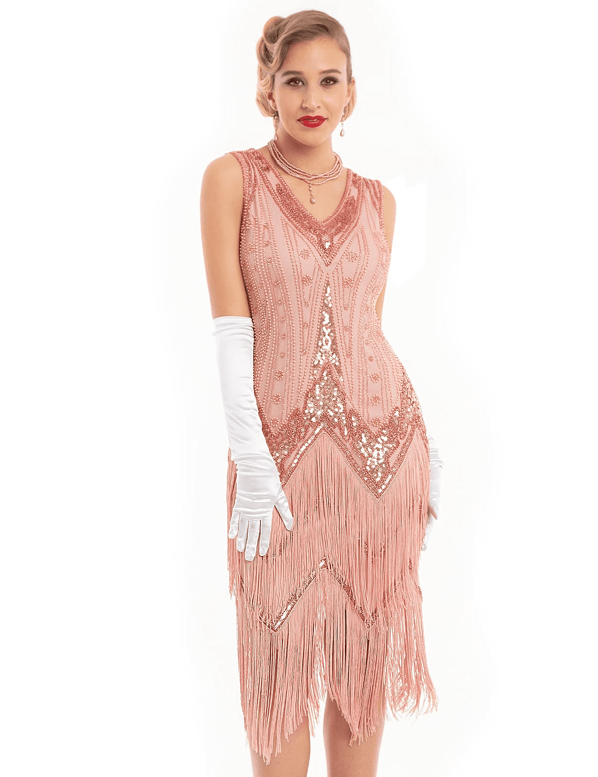 Great gatsby ladies dresses deals