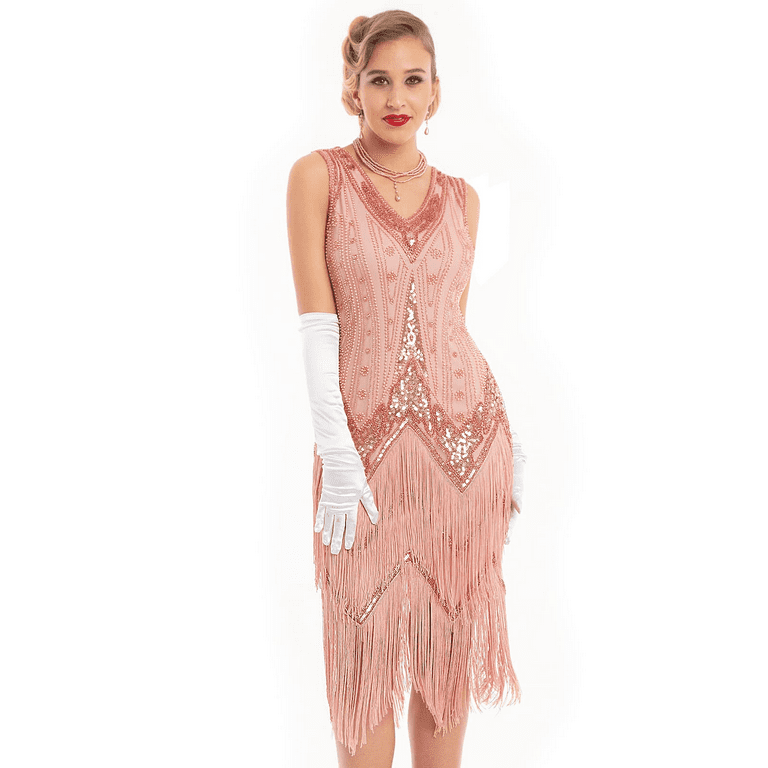 Gatsby 1920s Drop Waist Dress Vintage 1920s Flapper Dress Sexy U