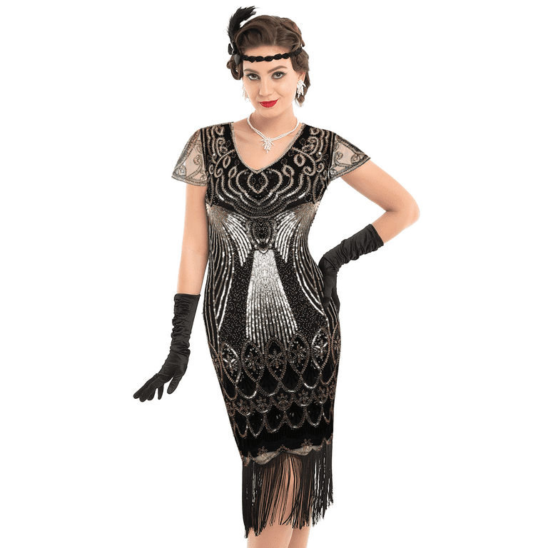 Vintage beaded cocktail dress hot sale