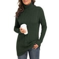 thumbnail image 1 of PrettyGuide Women's Long Sweater Turtleneck Pullover Tunic Sweater Tops, 1 of 8