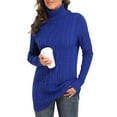 thumbnail image 1 of PrettyGuide Women's Long Sweater Turtleneck Pullover Tunic Sweater Tops, 1 of 8