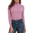 thumbnail image 1 of PrettyGuide Women's Ribbed Turtleneck Long Sleeve Sweater, 1 of 7