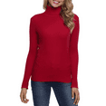 thumbnail image 1 of PrettyGuide Women's Ribbed Turtleneck Long Sleeve Sweater, 1 of 6