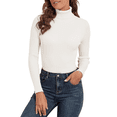 thumbnail image 1 of PrettyGuide Women's Ribbed Turtleneck Long Sleeve Sweater, 1 of 6