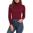thumbnail image 1 of PrettyGuide Women's Ribbed Turtleneck Long Sleeve Sweater, 1 of 6