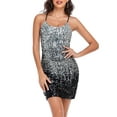 thumbnail image 1 of PrettyGuide Womens Sexy Sparkly Sequin Party Club Dress Adjustable Spaghetti Strap Shimmer Bodycon Mini Dress, 1 of 7