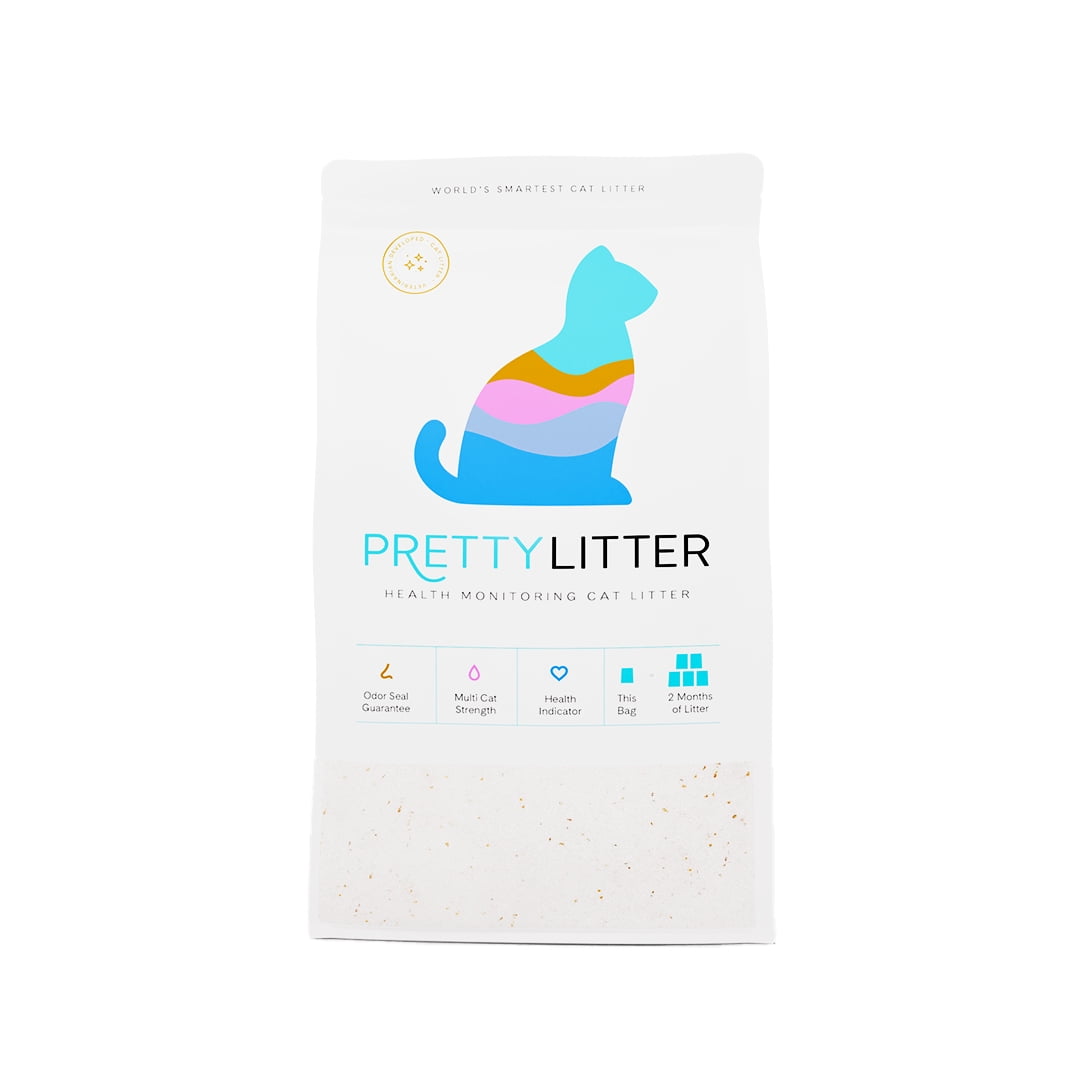 PrettyLitter Cat Litter 8 lb Health Monitoring Cat Litter