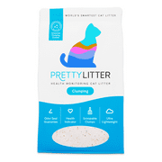 PrettyLitter Clumping Health Monitoring Cat Litter, Unscented, 10 lb Bag