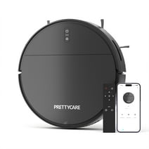 Prettycare Robot Vacuum Cleaner with 2800Pa,Featured Carpet Boost,Tangle-Free,Ultra Slim,Self-Charging C1