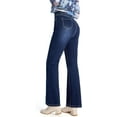 thumbnail image 1 of Prettyleaf Petite Women's 24"/26"/28"/30" Stretch Flare Jeans High Waisted Curvy Bootcut Denim Pants, 1 of 6