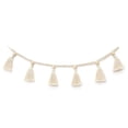 thumbnail image 1 of Prettyui Bohemia Macrame Handmade Woven Tassel Garland Wooden Beads Belly Basket Decorative, 1 of 6