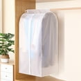 thumbnail image 1 of Prettyui Clothes Hanging Dust Cover Dress Jacket Suit Transparent Storage Bag Storage Box Storage Cabinet Clothes Clothes Hanging Dust Cover, 1 of 5
