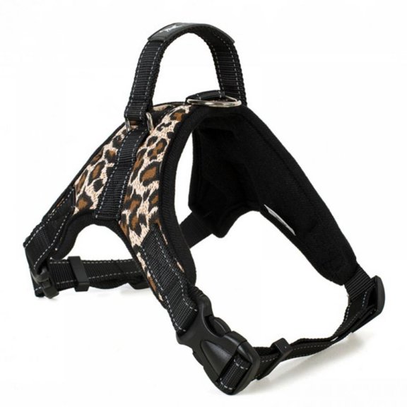 Prettyui Durable Dog Harness Oxford Cloth Training Harness Explosion-proof Vest Harnesses for Medium And Large Dogs