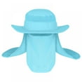 thumbnail image 1 of Prettyui Fishing Flap Caps Men Women Sunshade Removable Ear Neck Cover Fishermen Hat, 1 of 1