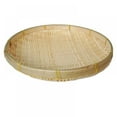 thumbnail image 1 of Prettyui Handmade Bamboo Circular Storage Basket Fruit Rattan Picnic Storage Basket, 1 of 5