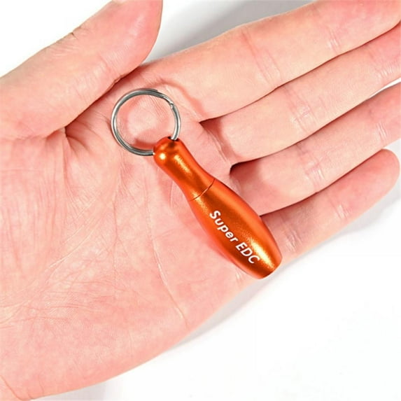 Prettyui Key Ring Tool Cutting Tool Stainless Steel Multi-function EDC Portable Mini Pendant