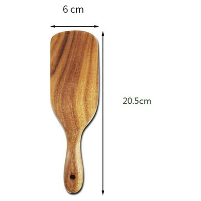 Wooden Spatula Kitchen Nonstick Dedicated Wooden Kitchenware Heat Resistant  Wooden Cooking Shovel Spoon