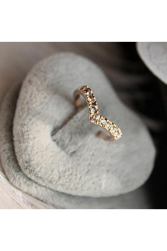 Lovely And Sexy V-Section Style Ring Jewelry