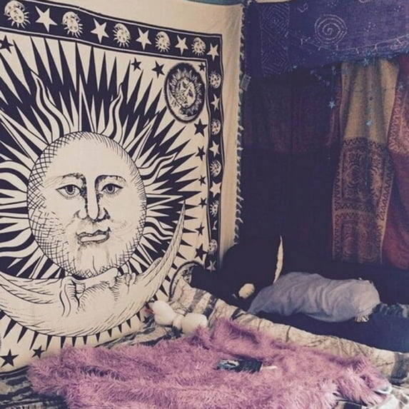 Prettyui Mandala Tapestry For Wall Hanging Ornament Boho Beach Throw Blanket Dorm Room Home Decoration