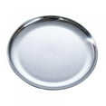 thumbnail image 1 of Prettyui Metal Round Tray Stainless Steel Snack Fruit Tray European Meal Plate Gold / Silver, 1 of 6