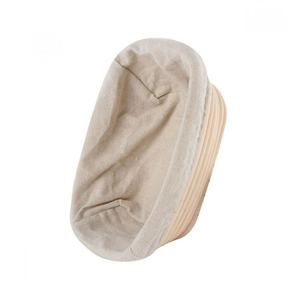 Prettyui Natural Rattan Fermentation Basket Country Bread Baguette Dough Mass Proofing Tasting Proving Wicker Baskets Kitchen Supplies