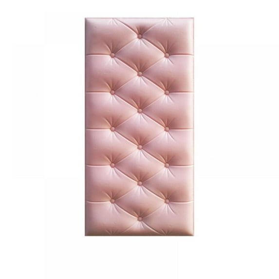 Prettyui Self-adhesive 3D Three-dimensional Wall Stickers Thicken Tatami Anti-collision Wall Mat Children Bedroom Bed Soft Cushion