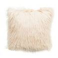 thumbnail image 1 of Prettyui Super Soft Plush Mongolian Faux Fur Throw Pillow Cover Cushion Pillowcase Square Nordic Posh Style Decor, 1 of 3