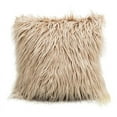 thumbnail image 1 of Prettyui Super Soft Plush Mongolian Faux Fur Throw Pillow Cover Cushion Pillowcase Square Nordic Posh Style Decor, 1 of 3