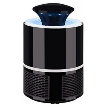 Prettyui USB Powered Bug Zapper Electric Mosquito Killer Trap Photocatalysis Household Mute UV Night Light Anti Insect Lamp Black