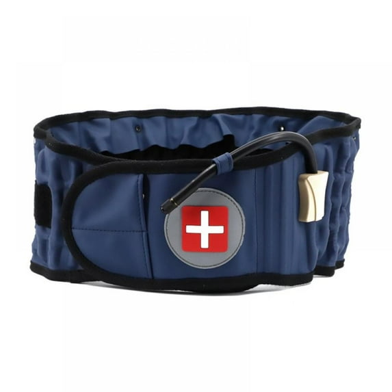 Prettyui Waist Belt Back Massager Back Pain Relief Lumbar Inflatable Lumbar Decompression Spinal Air Traction Belt Waist Protect