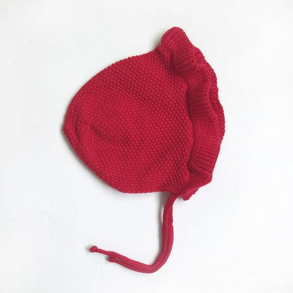 Prettyui Winter Beanie Hat for Baby Kids Toddler Infant Newborn, Cute Warm Ruffles Bandage Hat Knit Cap for Boys Girls