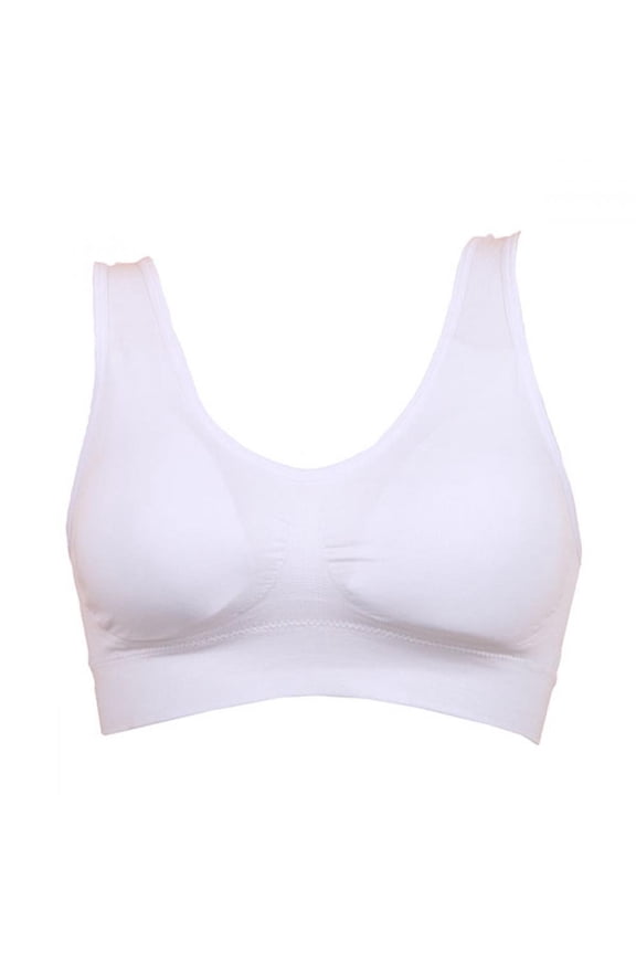 Women Shockproof Sports Bra Without Steel Ring Underwear Run Fitness Vest Yoga