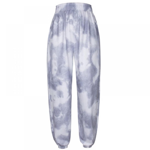 Prettyui Womens Tie Dye Pure Color Sweatpant Workout Jogger Lounge Pants With Pockets